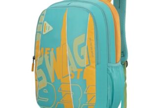 American Tourister Fizz Style 06 | 31L Backpack | School Bag | 3 Compartments | School & College Backpack for Men and Women | Large Volume Design | Light Blue | 1 Year Global Warranty
