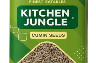 Kitchen Jungle Premium Cumin Seeds 500gm (Jeera Whole) | Aromatic Whole Spice for Cooking, Roasting & Seasoning | Natural Indian Jira