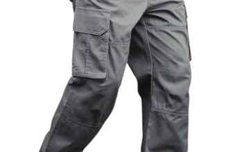 Lymio Cargo for Men | Cotton Cargo Pant | Drawstring Waist Pant (Also Available in Plus Sizes) (46-Grey-L)