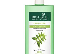 Biotique Fresh Neem Anti Dandruff Shampoo and Conditioner | Controls Dandruff | Eliminates Dryness, Flaking, and Itching | Hair Looks Fresh and Lustrous |Suitable for All Skin Types | 650ml