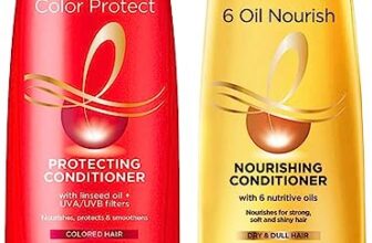 L’Oreal Paris 6 Oil Nourish Conditioner, 175ml (With 10% Extra) and Color Protect Fresh Conditioner, 175ml (With 10% Extra), 2 Count