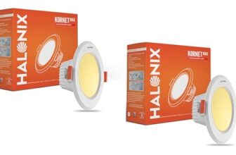 Halonix Plastic 3W 2700K Warm White Junction Box led Downlighter|Cut Out- 2.15 Inch, Dia-3.22, Height- 1.96 Inch|Pf-: >0.50, Cri- >80|Led Ceiling Light For Home, Shop And Office|Pack Of 2, Warm White.