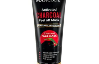 MAN CODE Charcoal Peel Off Mask For Men, Detoxifies Skin, Deep Cleansing, Prevents Pore Clogging, Removes Blackheads – 100Gm