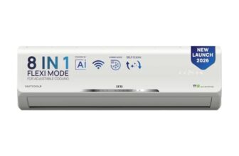 IFB 1.5 Ton 3 Star, New star rated,AI Powered Inverter Split AC,Inbuilt WiFi, Hybrid Mode, 8-in-1 Flexi Mode, Heavy Duty Compressor, Long Air Throw, Self Clean, 100% Copper,CI183SS22SGM3, White