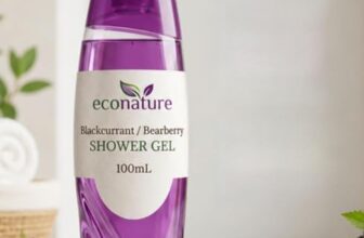 Econature Shower Gel & Body Wash for Men & Women | Peach & Avocado, Mimosa & Neroli Blossom, Blackcurrant & Bearberry Variants | Refreshing & Moisturizing Bath Gel | All Skin Types (Blackcurrent & Bearberry Shower Gel)