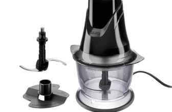 Sujata Chopcraft Electric Chopper 260W | Dual Speed | 3200 RPM High Speed Motor |Stainless Steel Cutter |Safety Micro-Switch |Chop, Mince, Whip, Blend |Veg Chopper for Kitchen | Black