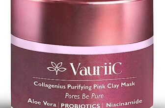 VauriiC De-Tan Face Mask for Glowing Skin| Clay Mask with Lactic Acid for Tan Removal, Reduction in Blackheads, Instant Brightening| New-Age Ubtan Face Pack for All Skin Types | Men & Women- 100g
