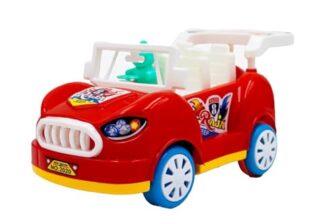 ToyBharat Raja Car – Stylish Friction Travel Toy for Kids 1–6 Years, Safe, Durable & Multicolour