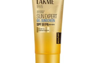 LAKMÉ Sun Expert SPF 50 PA+++ Gel Sunscreen, Niacinamide | Water-Light|For Oily & Combination Skin| Non-sticky | For All Skin Types, For UVA/B Protection,No White Cast 50g