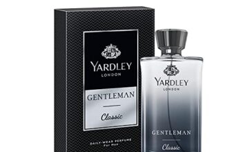 Yardley London Gentleman Classic Liquid Perfume Spray, Fresh Woody Fougère Notes, Masculine Fragrance, Perfume For Men, 100ml