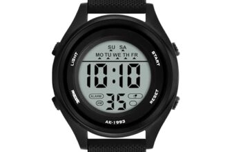 ON TIME OCTUS Digital Unisex Multi-Functional Waterproof Sports Watches for Boys and Girls Above 5 Years-DIGI-027 (Black)