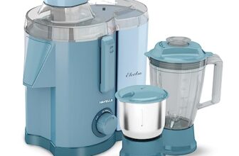 Havells Electro 2 Jar 700 Watts Heavy Duty Juicer Mixer Grinder | 2L Detachable Pulp Container | Large Size 1.75Ltr Polycarbonate Blending Jar| 2 Yr Product Warranty & 5 Yr Motor Manufacturer Warranty