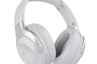 Boat Nirvana Eutopia Bluetooth Headphones with Head Tracking Function, Spatial Audio,20 HRS Playtime, ENx™ Tech, ASAP™ Charge, Hearables App(Android & iOS Compatible)(Primia White)