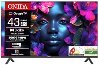 Onida 108 cm (43 inch) Nexg Series 4K Ultra HD LED Smart Google TV 43UIG