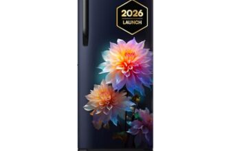 IFB 197L 5 Star Advanced Inverter Direct-Cool Single Door Refrigerator with 30 Hrs Cooling Retention, Big Vegetable Box, 4 Year Super Warranty & Base Stand (2026,IFBDC-223EYBNED,Divine Bliss Blue)