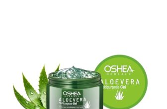 Oshea Herbals Aloe Vera Gel for Women & Men | Hydrates & Nourishes Skin with Soothing Properties | Face Gel Enriched with Aloe Vera & Green Tea Extracts | Ideal for All Skin & Hair Types – 150 ml