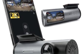 ZIQO L200 Dash Cam for Car 2K 1440P QHD | WiFi & App Control | 150° Wide Angle | Night Vision | G-Sensor | Loop Recording | 128GB | 1 Year Warranty