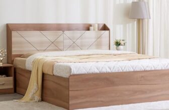 Home Centre | Helios Reynan | Engineered Wood | Hydraulic Storage | King Beds | White | 1 Year Warranty