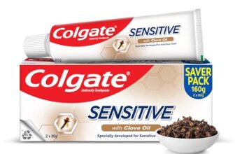 Colgate Sensitive Toothpaste with Clove Oil, for Sensitivity Relief, 160g,