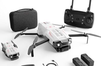 Lifelong Kids Drone Toy with Camera, Altitude Hold & Easy to Fly, 2X 1300mAh Batteries upto 30 Min Flight, Dual 1080P & 720P Cameras, App & Remote Control, 360° Flip for 8-12 Yrs (LLCDRR01)