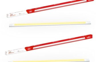 Murphy 2 Feet Led Under Cabinet Lighting, 8W Under Cabinet And Under Counter Lighting, Led Profile Light : Warm White, Pack Of 2(Others) Aluminium alloy,Acryl and LED