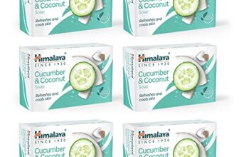Himalaya Herbals Cucumber and Coconut Soap, 125g (Pack of 6)