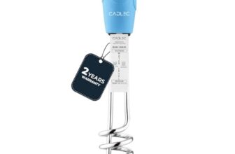 Cadlec HeatJet 1500W Shockproof Japanese Technology Electric Water Heater Immersion Rod With Waterproof & Protection | Instant Heating With Bucket Holder | ISI Certified 2 Year Warranty