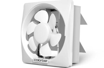Colorbot Ecoz BLDC Exhaust Fan 150mm (6 inches) for Bathroom, Kitchen | 10W | Installation-Square Cut (190mm) | Low Noise | Easy to Clean | 100% Copper Motor | 3 Years Warranty (White)
