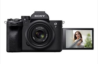 Sony Alpha ILCE-7M4K Full-Frame Hybrid Camera 33MP Interchangeable-Lens Mirrorless Camera with 28-70mm Digital Zoom Lens | 4K 60P Video Recording | Real-Time Eye AF for Humans, Birds, Animals – Black