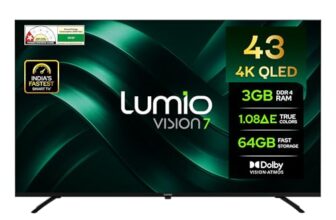 Lumio Vision 7 2026 109cm (43 inches) 4K Ultra HD Smart QLED Google TV FTW2-ADSJ