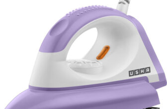 USHA ArmorAR1100WB 1100 W Dry Iron(Purple, White)