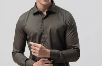 Snitch Men Solid Casual Grey Shirt