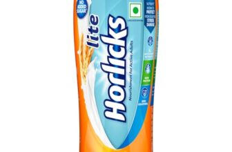 Horlicks Lite 450g, Scientifically designed for Adults |High Protein, Zero added sugar | Malt Flavor