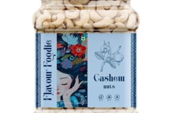 Flavour Foodie Premium Cashew Nuts 500gm | Kaju Nut Dry Fuits | Natural & Crunchy Premium Whole Cashews | Gluten-Free Healthy Snack | Nutritious & Delicious Festive Gift