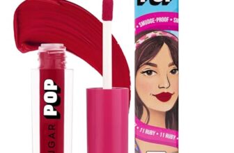 SUGAR POP Matte Lipcolour | Vitamin E | Super-Pigmented | Smudge-proof | 1.6 ml – 11 Ruby