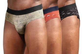 U.S. Polo Assn. Low Rise Printed OEB16 Briefs Underwear – Pack of 3 (Black-Lemon Pepper-Picante S)