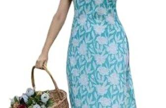 AmorLuxe Women Kurti Regular Fit Comfortable Fabric for Casual and Daily Use Blue 2XL