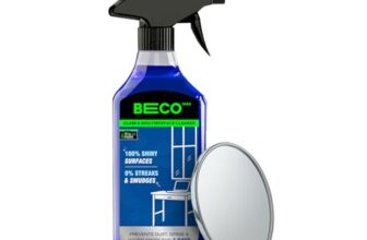 Beco Max | Glass and Multisurface Cleaner Liquid Spray – 500 ml | Maximum Clean | Zero Smudges | Suitable For Glass, Mirrors, Appliances, Furniture | Streak-Free Shine
