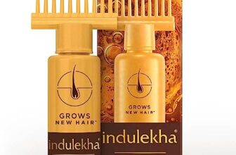Indulekha Bringha Ayurvedic Hair Oil 100 ml|| Hair Fall Control and Hair Growth with Bringharaj & Coconut Oil – Comb Applicator Bottle for Men & Women
