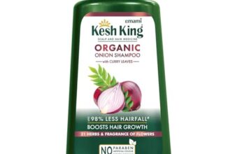 Kesh King Scalp and Hair Medicine Organic Onion Shampoo with Curry Leaves 1L