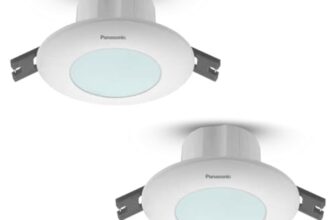 Panasonic 5 Watt LED Deep Junction Downlighter, LED Downlight with 85mm Cut Out, BIS & ROHS Certified, 4KV Surge Protection, Cool White Light (PDLM34057-2)