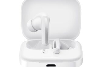 Redmi Buds 5 Truly Wireless Bluetooth in Ear Ear Buds (TWS) with Upto 46Db Hybrid Noise Cancellation,Dual-Mic Ai Call Enhancement,10Mins for 4Hours Fast Charging with Upto 38Hrs Playback|Fusion White