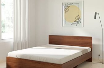 Amazon Brand – Solimo Madray Queen Size Engineered Wood Bed (Asian Walnut)