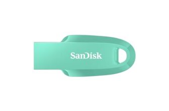 SANDISK Ultra Curve 64GB, USB 3.2, Flash Drive, 100MB/s R, Pendrive, Green (SDCZ550-064G-I35G)