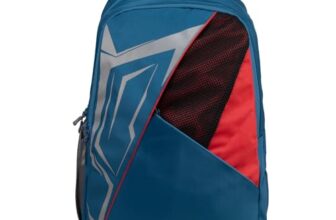 F Gear Prowler 32L Backpack | 2 Compartments & 2 Pockets | Durable Lightweight Water-Resistant Backpack for Men & Women | Fits Upto 18 Inch Laptop | Perfect for School, Office & Travel (Aqua Blue)