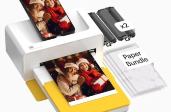 Kodak Dock Plus 4Pass Instant Photo Wireless Color LED Printers (4X6 Inches) + 90 Sheets Bundle, White