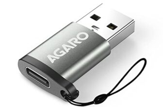 AGARO USB 3.0 Type C Female to USB Male OTG Adapter, 5 Gbps High-Speed Data Transfer, Compatible with Laptops, Tablets, Smartphone, Chargers and More Devices with Standard USB A Interface