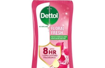 Dettol Body Wash and Shower Gel for Women and Men with Rosewater and Hibiscus- 250ml | 8hr long lasting fragrance