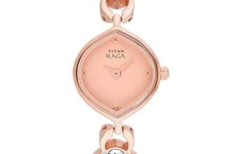 Titan Pink Dial Analog Watch for Women-NR2497WM01
