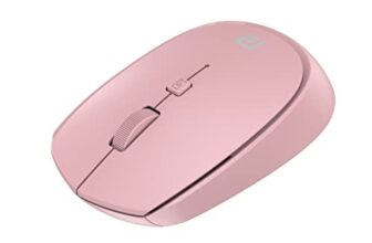 Portronics Toad 23 Wireless Optical Mouse with 2.4GHz, USB Nano Dongle, Optical Orientation, Click Wheel, Adjustable DPI(Pink)